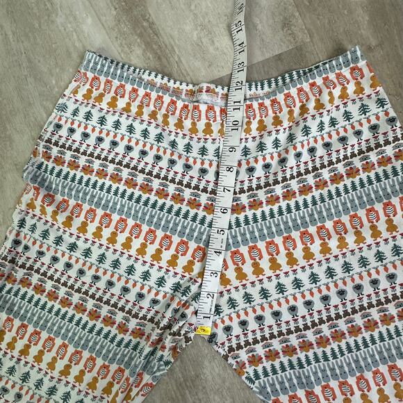 Roller Rabbit Bands Weave Pajama PJ Set in Woodland Animals Size Large - Picture 12 of 14